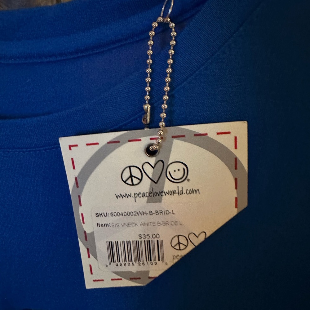Blue Peacemaker Graphic Tee - Picture 2 of 4